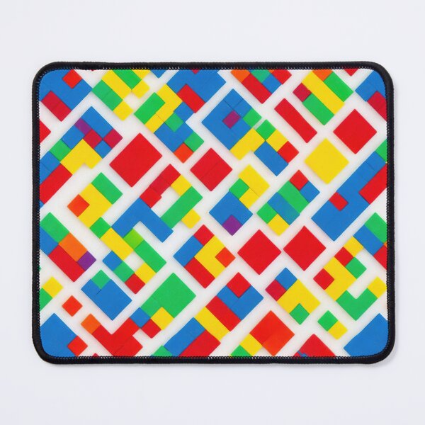 Item preview, Playful brick motifs, colorful pattern designed and sold by CoolPixels.