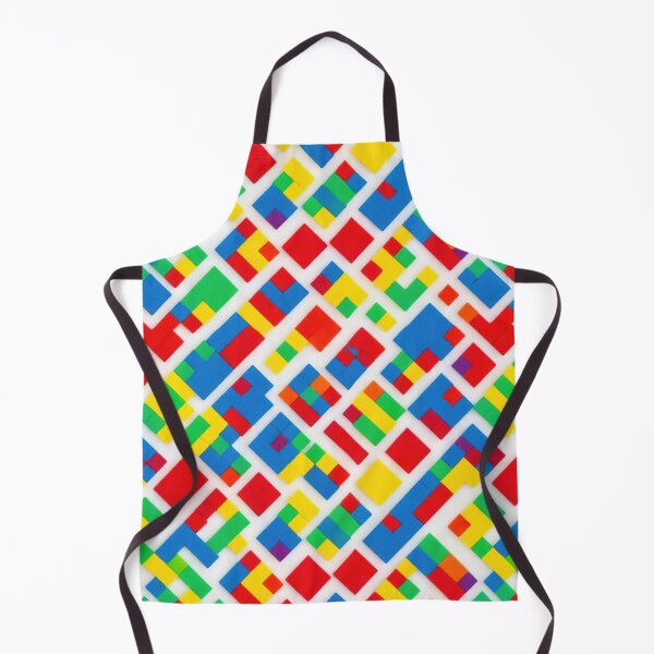 Item preview, Playful brick motifs, colorful pattern designed and sold by CoolPixels.