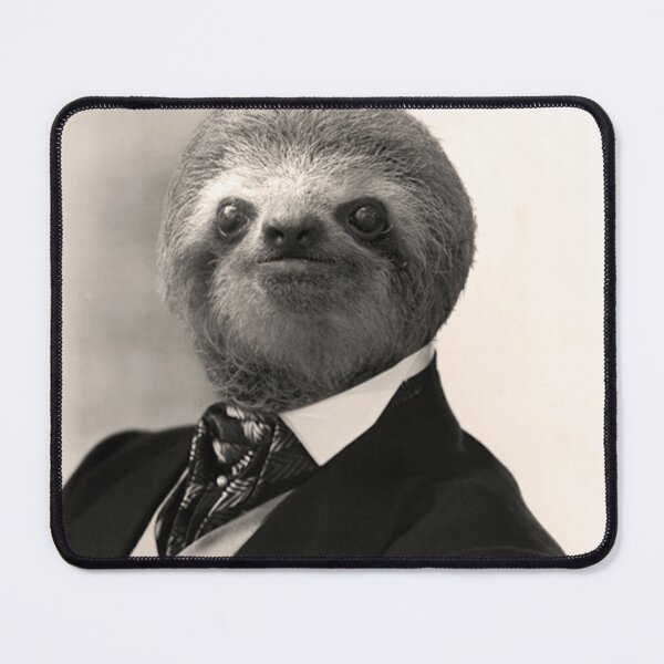 Item preview, Gentleman Sloth #4 - Print / Home Decor / Wall Art / Poster / Gift / Birthday / Sloth Lover Gift / Animal print Canvas Print designed and sold by Furry And  Purry.