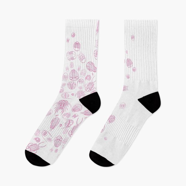 Item preview, Trilobite Pattern (oval, pink & white) designed and sold by EmiliaMoscovich.