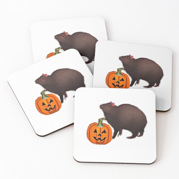 Item preview, Cute capybara halloween pumpkin designed and sold by CuteCapybara.