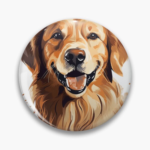 Item preview, Meet 'Oliver': Captivating Golden Retriever Icon Embodying Canine Grace designed and sold by Christian Weiss.