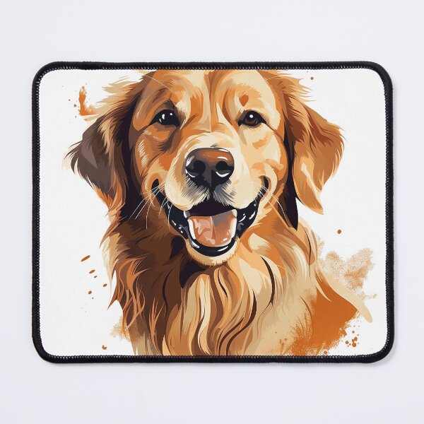 Item preview, Meet 'Oliver': Captivating Golden Retriever Icon Embodying Canine Grace designed and sold by Christian Weiss.