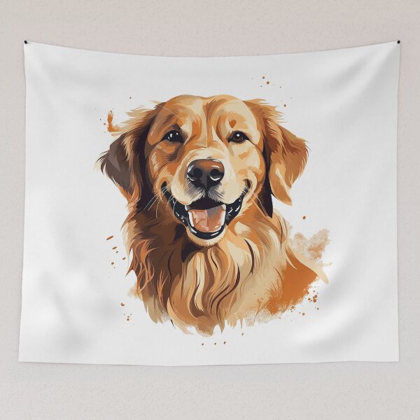 Item preview, Meet 'Oliver': Captivating Golden Retriever Icon Embodying Canine Grace designed and sold by Christian Weiss.