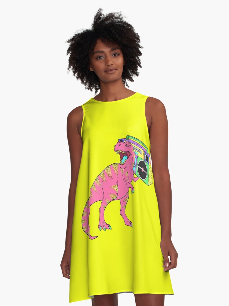 Retro Dinosaur Dress