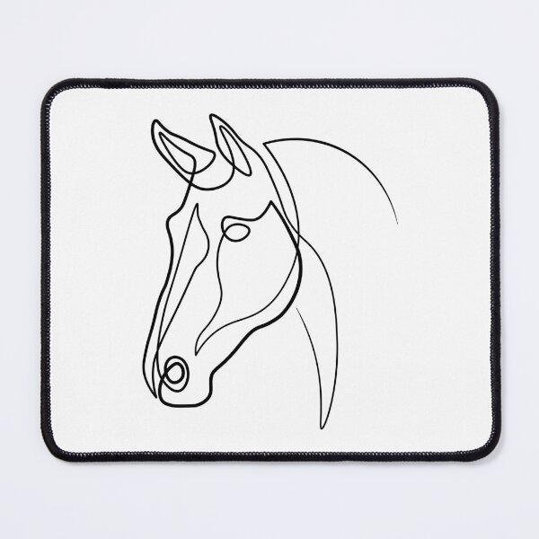 Item preview, Horse face one line art designed and sold by ToniChavorska.