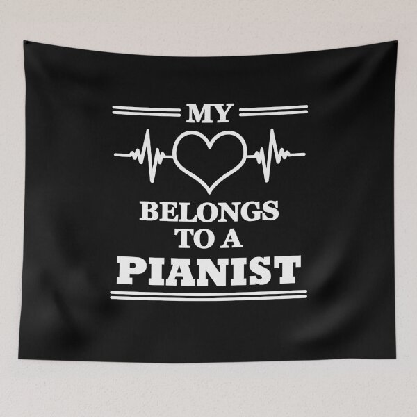 Item preview, My heart belongs to a pianist designed and sold by TrendyDesigns.