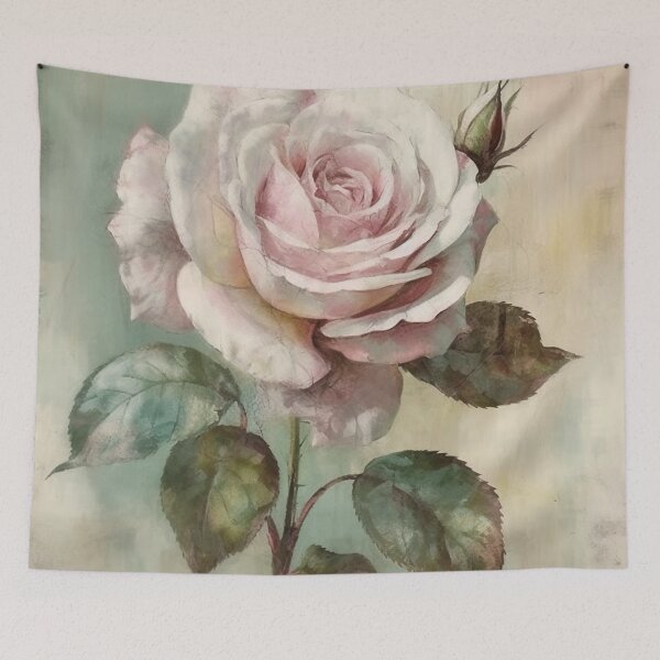 Item preview, Coquette aesthetic vintage painting of a rose designed and sold by Coquette Art.