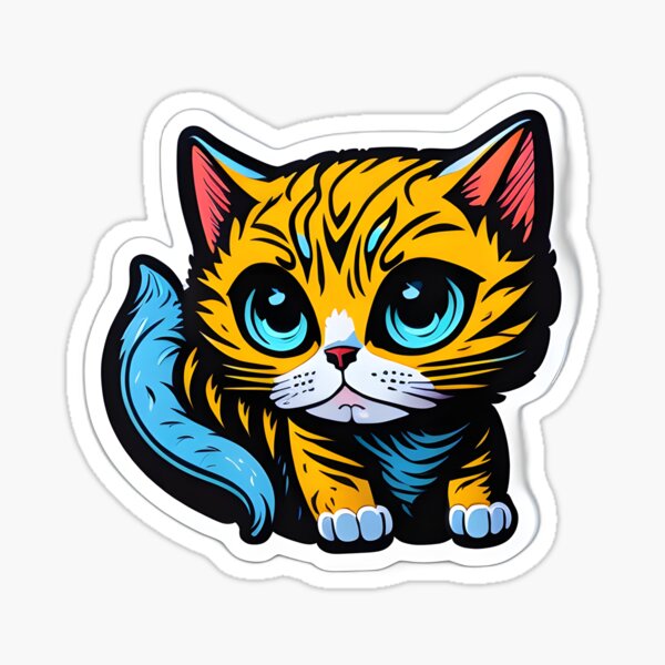 Cat Stickers - Loulou from Scattered Cats – How To Cat Well