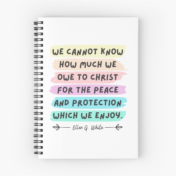 Item preview, Ellen G. White quotes about God's peace and protection - Christian motivational and inspirational message designed and sold by GraphicDream.