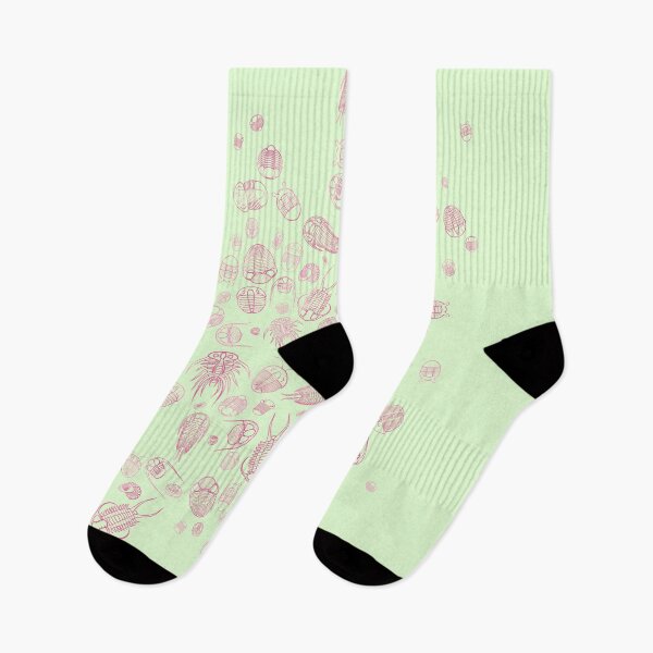Item preview, Trilobite Pattern (oval, pink & green) designed and sold by EmiliaMoscovich.