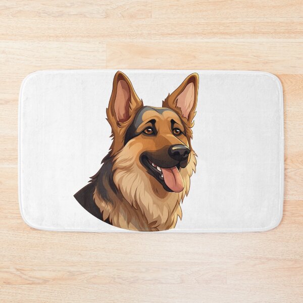 Item preview, Meet 'Max': Commanding German Shepherd Icon Exemplifying Canine Strength designed and sold by Christian Weiss.