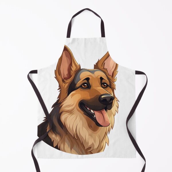 Item preview, Meet 'Max': Commanding German Shepherd Icon Exemplifying Canine Strength designed and sold by Christian Weiss.