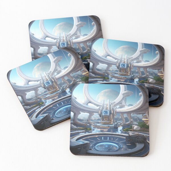 Item preview, Sleek Futuristic Spacecraft | Digital Art Decor designed and sold by Shirtastically.