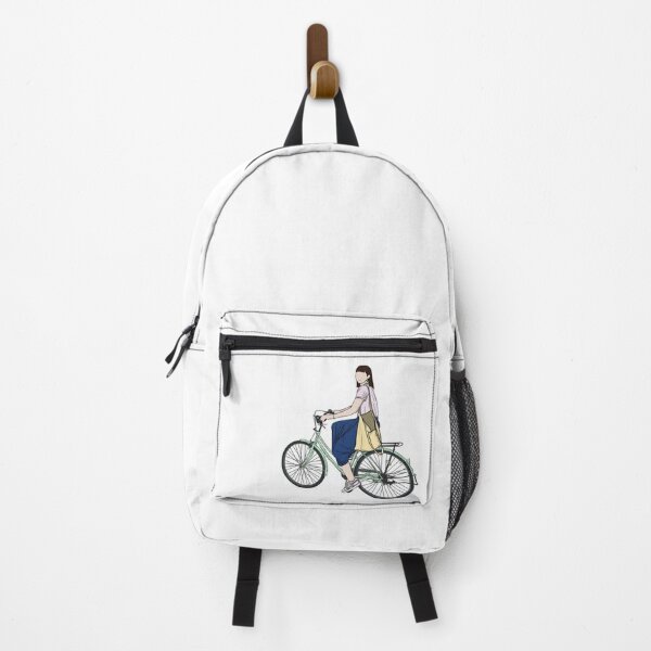 Item preview, The girl on the green bike designed and sold by berecocopops.
