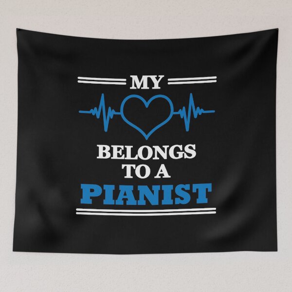 Item preview, My heart belongs to a pianist designed and sold by TrendyDesigns.