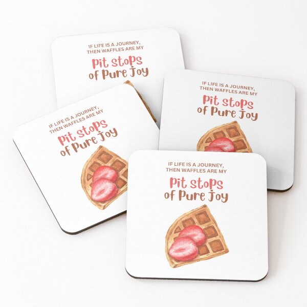 Item preview, If life is a journey,  then waffles are my pit stops of pure joy designed and sold by shopfindingbeni.