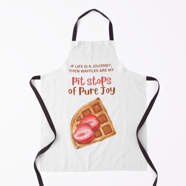 Item preview, If life is a journey, then waffles are my pit stops of pure joy designed and sold by shopfindingbeni.