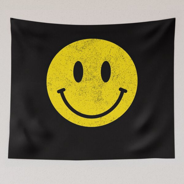 Item preview, Vintage Retro Happy Smiley Face 80s 90s Aesthetic designed and sold by FRANMILLNER.