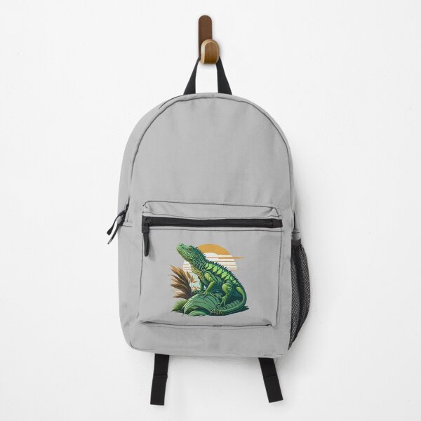 Item preview, Green iguana in a tropical forest designed and sold by davidbomel-Art.