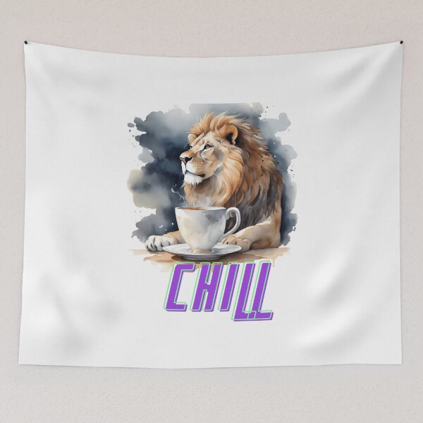 Item preview, Chill Lion - Cute Animal designed and sold by joejiing.