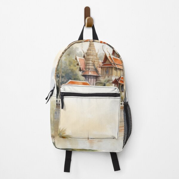 Item preview, Thai beautiful Temple water colour hand draw designed and sold by Superann8.