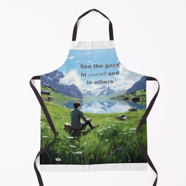 Item preview, mountain drawing lake man lonely designed and sold by Amser77.