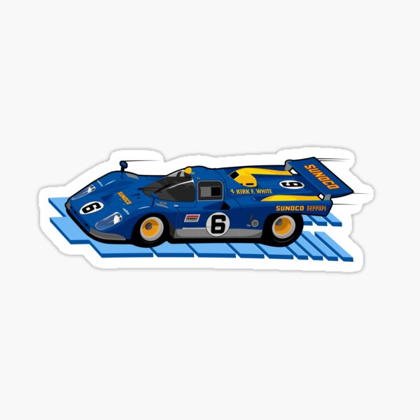 Sunoco Ferrari 512M Sticker