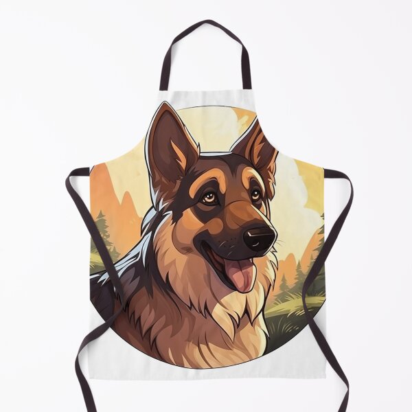 Item preview, Meet 'Luna': Distinguished German Shepherd Icon Amidst Serene Nature designed and sold by Christian Weiss.