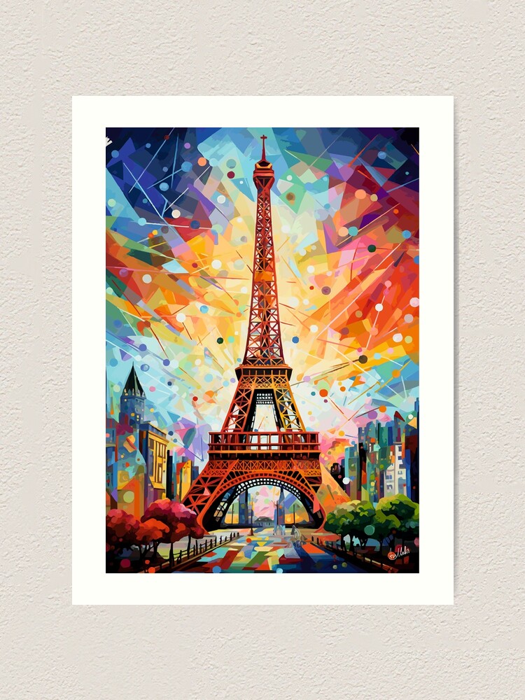 Eiffel Tower In Las Vegas Mural - Murals Your Way