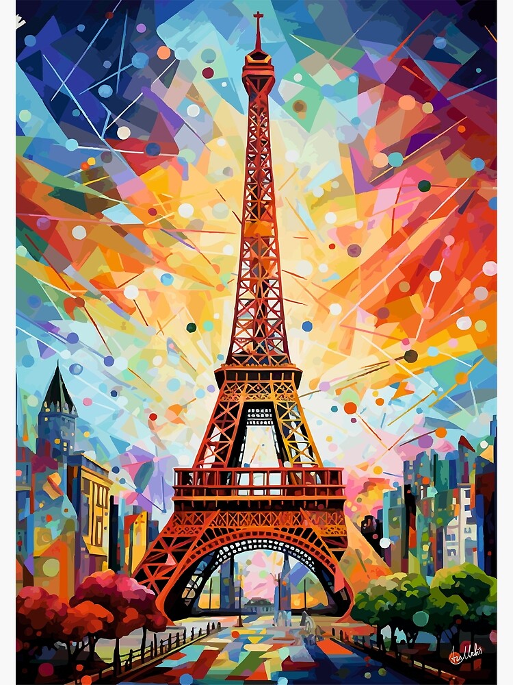 Poster for Sale mit in Paris Abstrakte von ArsUrbis (Frankreich)\