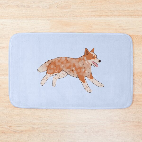 Item preview, Cute running red Australian cattle dog  designed and sold by Yaragold.