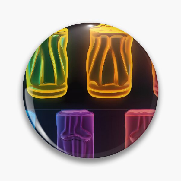 Item preview, "Neon 3D Bright Beer Design" designed and sold by Art-Vortex-fr.