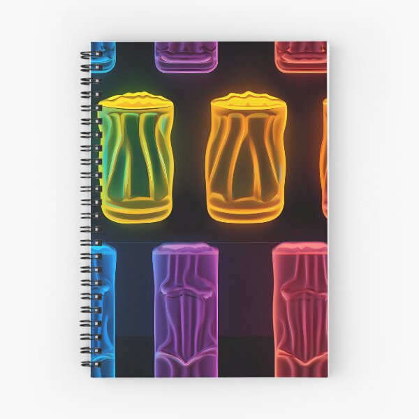 Item preview, "Neon 3D Bright Beer Design" designed and sold by Art-Vortex-fr.