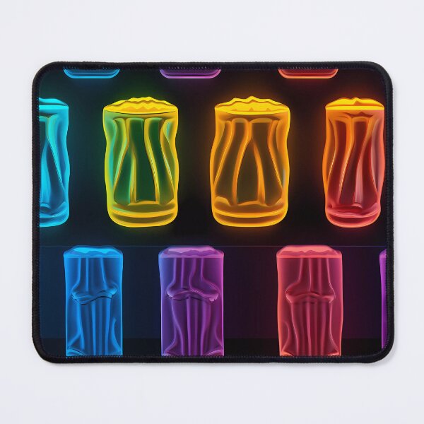 Item preview, "Neon 3D Bright Beer Design" designed and sold by Art-Vortex-fr.
