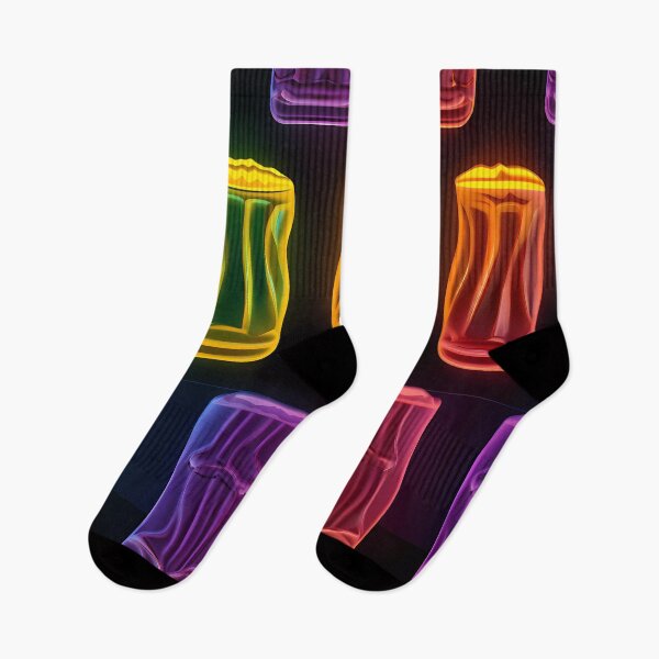 Item preview, "Neon 3D Bright Beer Design" designed and sold by Art-Vortex-fr.