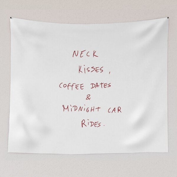 Item preview, Neck Kisses, Coffee Dates & Midnight Car Rides designed and sold by DreamersSoul.