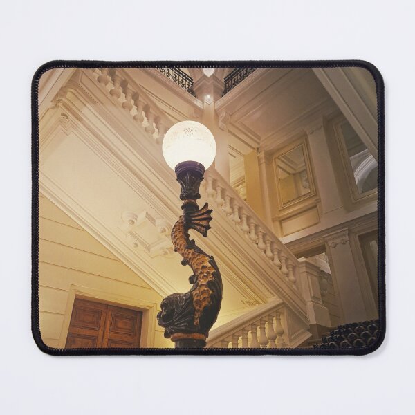 Item preview, stairwell with vintage lamps designed and sold by psychoshadow.