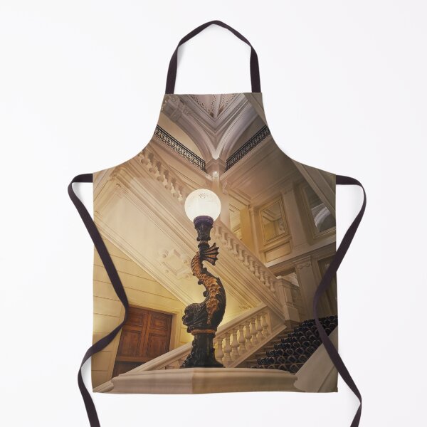 Item preview, stairwell with vintage lamps designed and sold by psychoshadow.