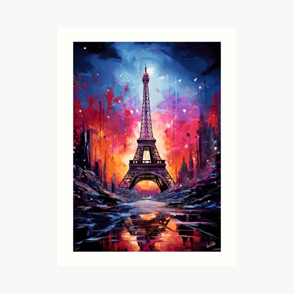 Eiffel Tower In Las Vegas Mural - Murals Your Way