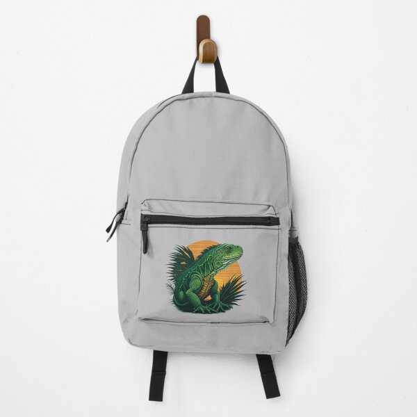 Item preview, Green iguana in a tropical forest designed and sold by davidbomel-Art.