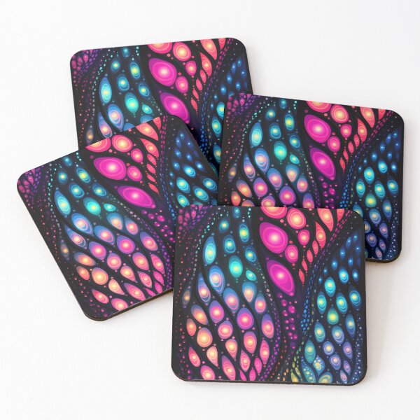 Item preview, "Bioluminescent Neon Minimalist Glow" designed and sold by Art-Vortex-fr.