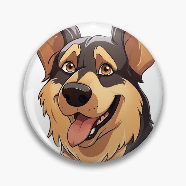 Item preview, Meet 'Rocky': Mighty German Shepherd Icon Amidst Majestic Nature designed and sold by Christian Weiss.