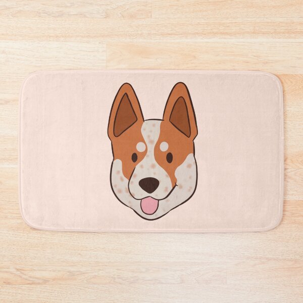 Item preview, Cute red Australian cattle dog face designed and sold by Yaragold.