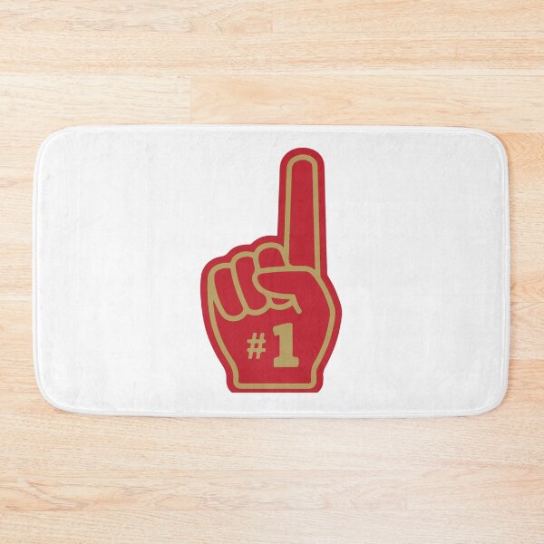 Item preview, 49ers Foam Finger Number 1 Fan designed and sold by Aroikawago.