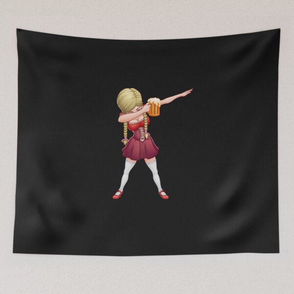 Item preview, Oktoberfest Lederhosen Dabbing Barmaid Beer Dab designed and sold by JasonHart66.