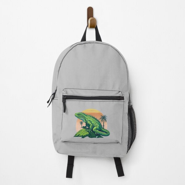 Item preview, Green iguana in a tropical forest designed and sold by davidbomel-Art.