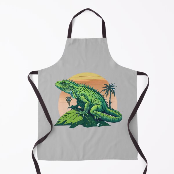 Item preview, Green iguana in a tropical forest designed and sold by davidbomel-Art.