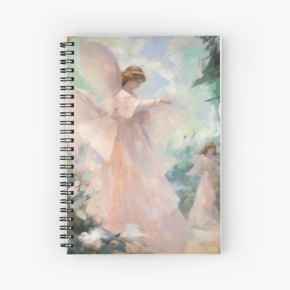 Coquette aesthetic vintage painting of girl friends Spiral Notebook for  Sale by CoquetteArt