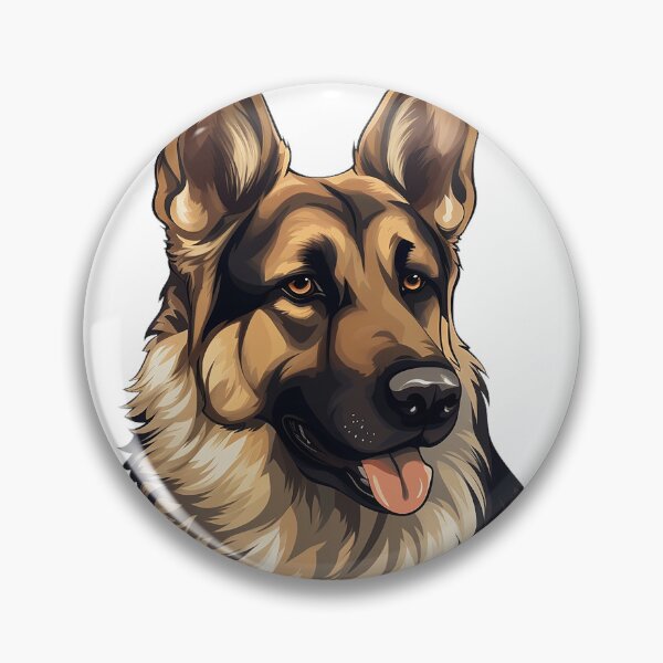 Item preview, Meet 'Alex': Majestic German Shepherd Icon Embracing Natural Grandeur designed and sold by Christian Weiss.
